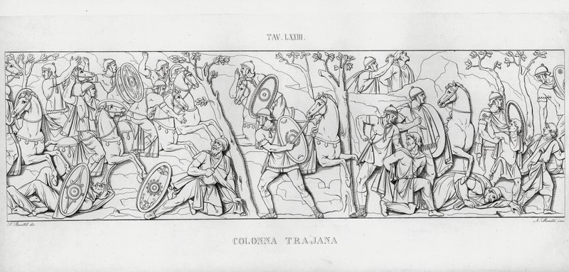 La Colonna Traiana da Italian School