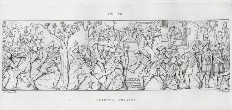 La Colonna Traiana da Italian School