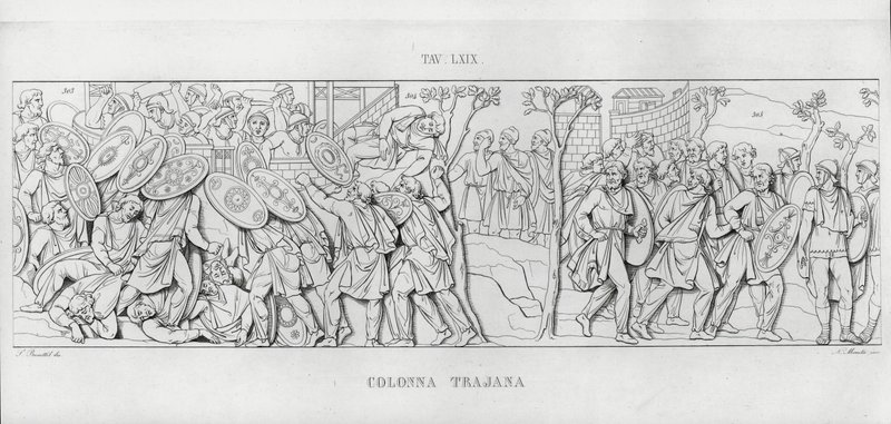 La Colonna Traiana da Italian School