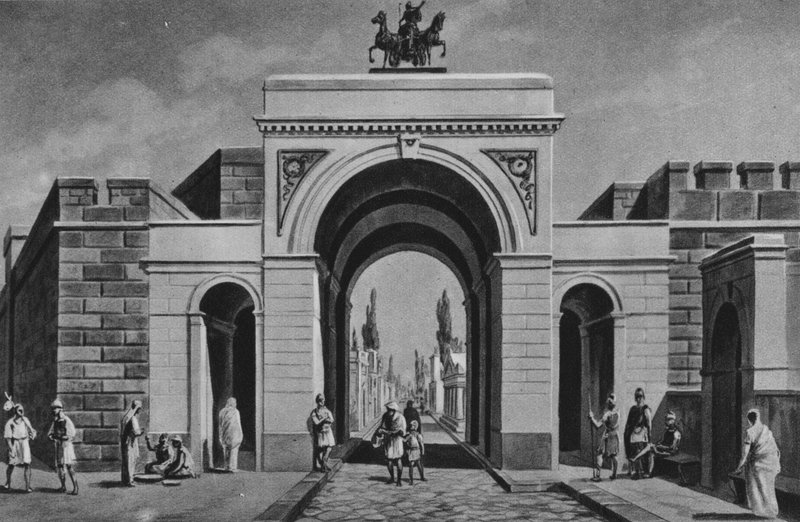 Pompei: Porta Ercolana da Italian School