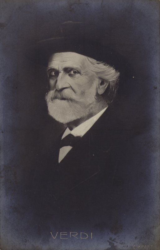 Ritratto di Giuseppe Verdi da Italian School