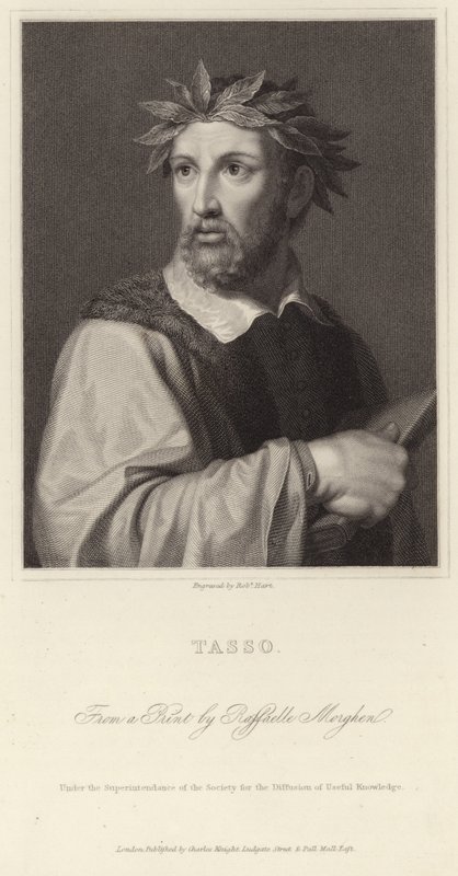 Ritratto di Torquato Tasso da Italian School