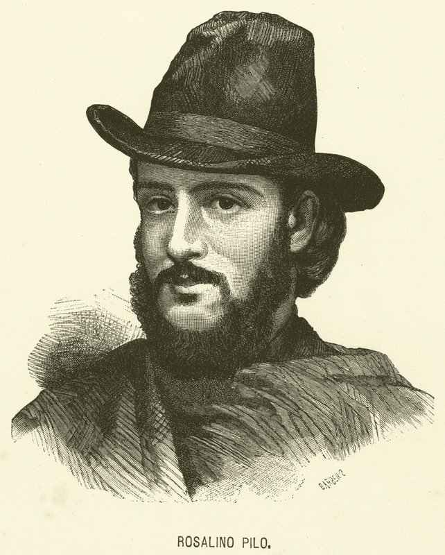 Rosalino Pilo (incisione) da Italian School