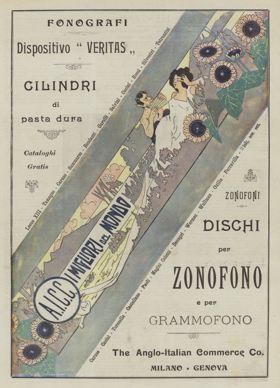The Anglo-Italian Commerce Co (litografia a colori) da Italian School