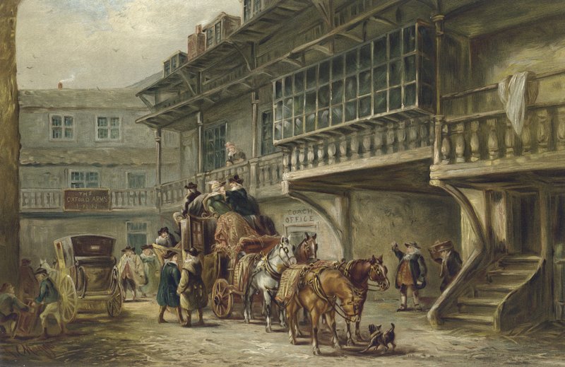 The Oxford Arms, Warwick Lane, Londra da J.C. Maggs