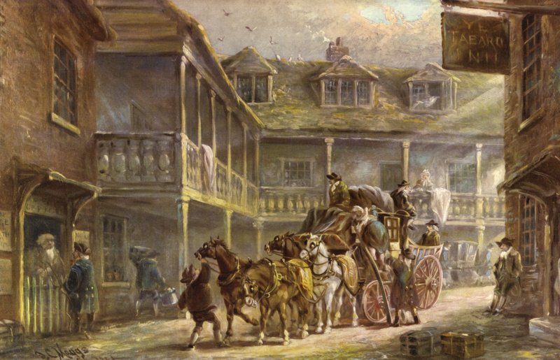 The Tabard Inn, Soutwark, Londra da J.C. Maggs