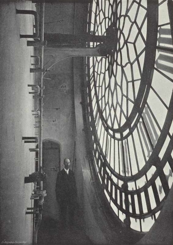 Vista Interna del Quadrante di Big Ben da J. Benjamin Stone