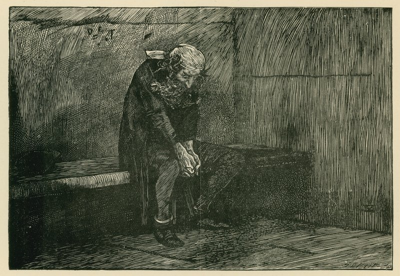 Fagin nella cella dei condannati da J Mahoney