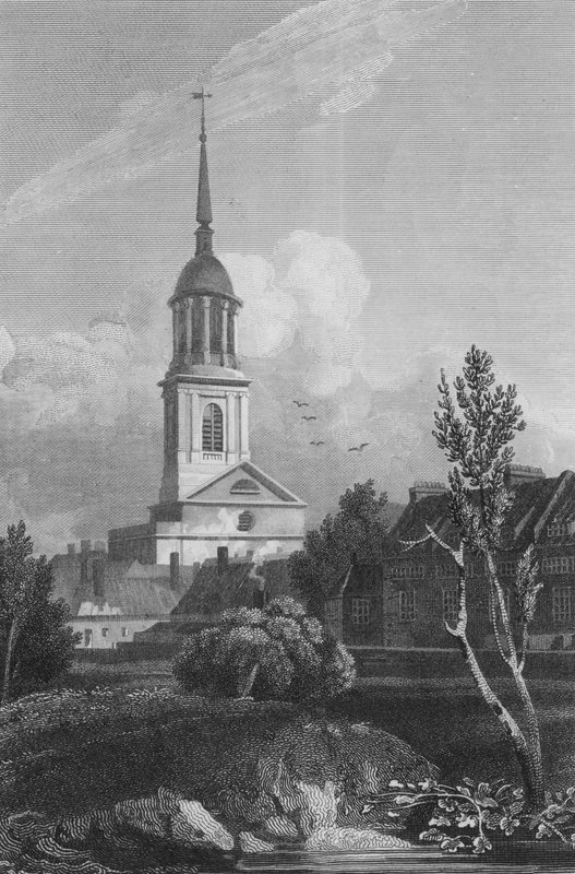Chiesa di Shoreditch da John Preston Neale