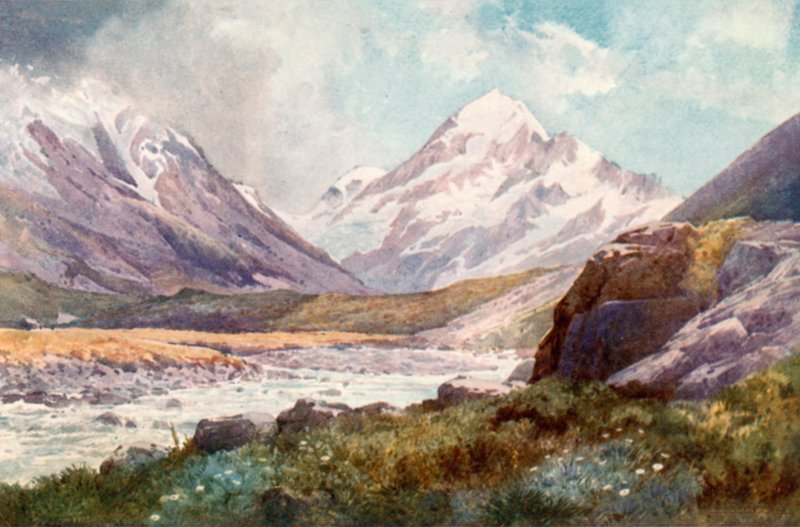 Monte Cook, Nuova Zelanda da J. Williamson
