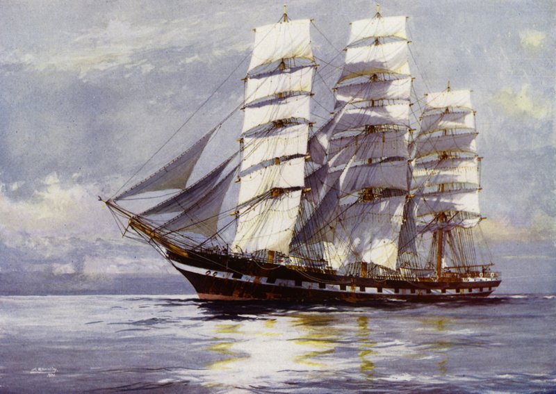 Clipper Ships: Eufrosine da Jack (after) Spurling