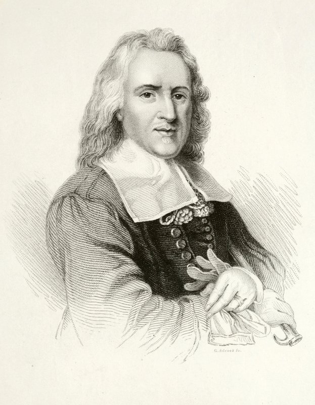 Isaak Walton, autore inglese da Jacob (after) Huysmans