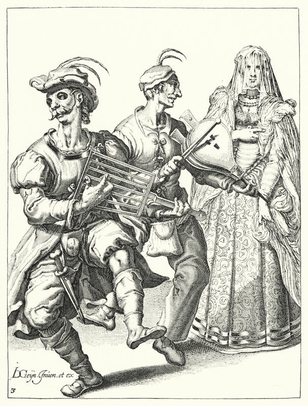 Mascherata da Jacques II de Gheyn