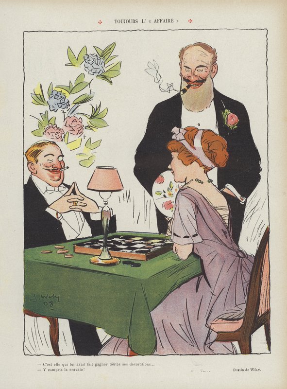 Illustrazione per Le Rire da Jacques Wely