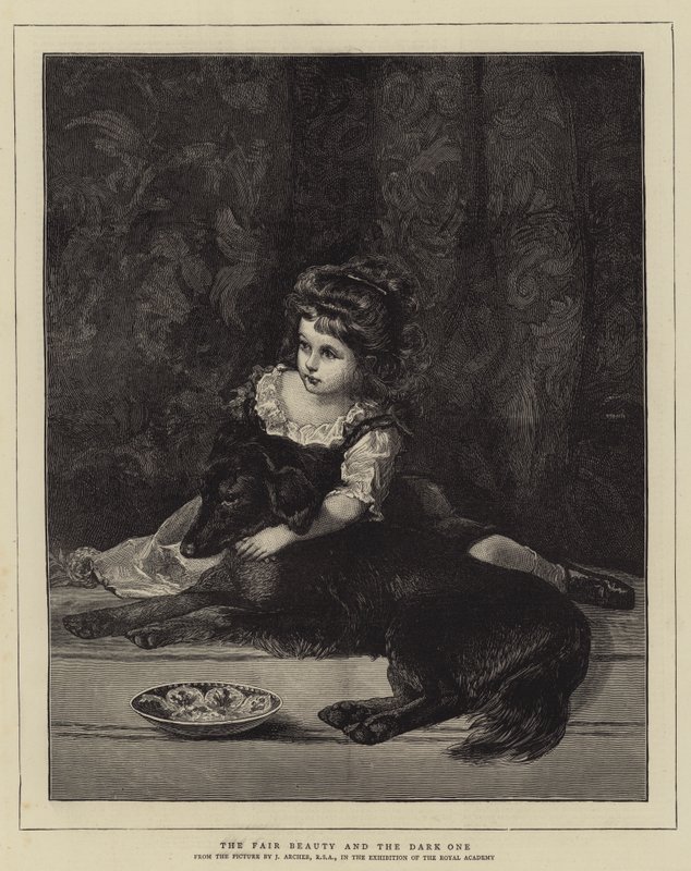 La bella chiara e la scura da James Archer