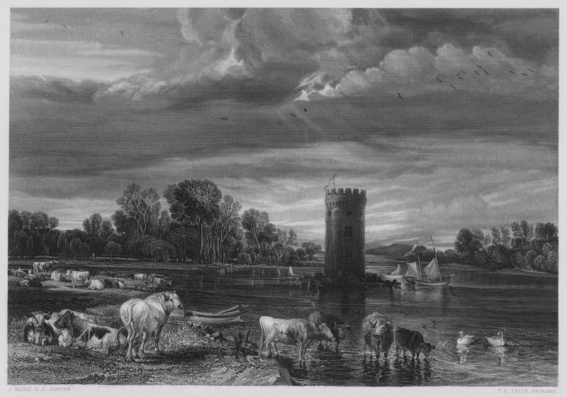 De Tabley Park, dal quadro nella Galleria Vernon da James after Ward