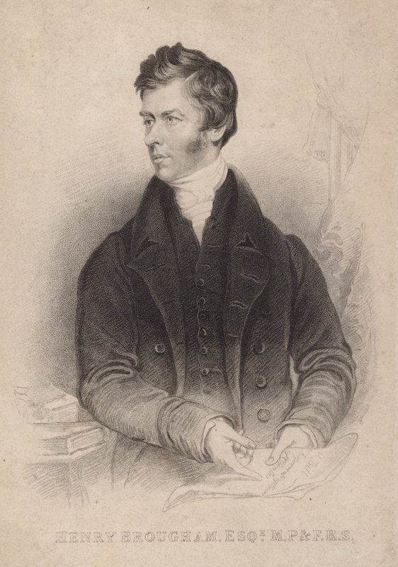 Henry Brougham da James (after) Lonsdale