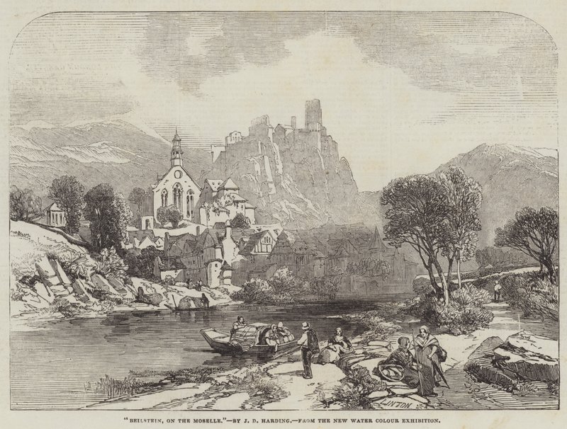 Beilstein, sulla Mosella da James Duffield Harding