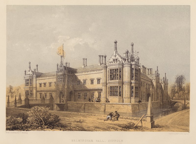 Helmingham Hall, Suffolk da James Duffield Harding