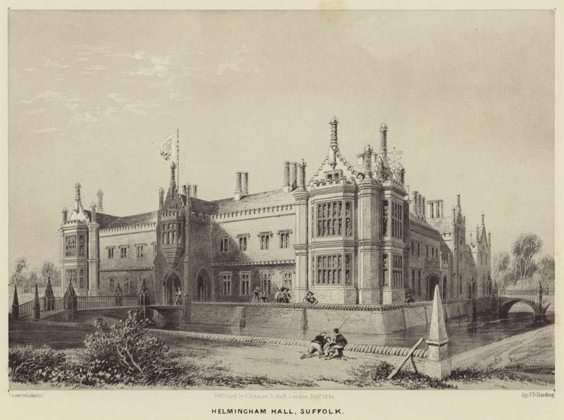 Helmingham Hall, Suffolk da James Duffield Harding