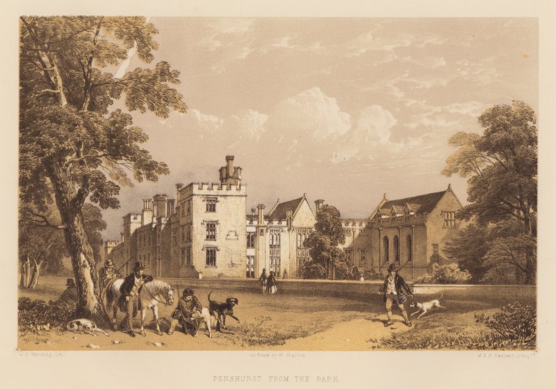 Penshurst dal parco da James Duffield Harding