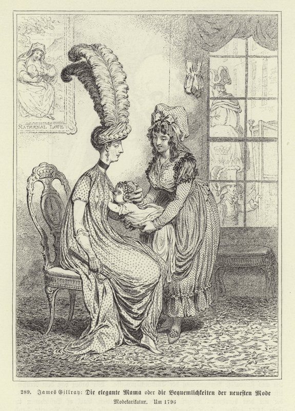La mamma alla moda da James Gillray