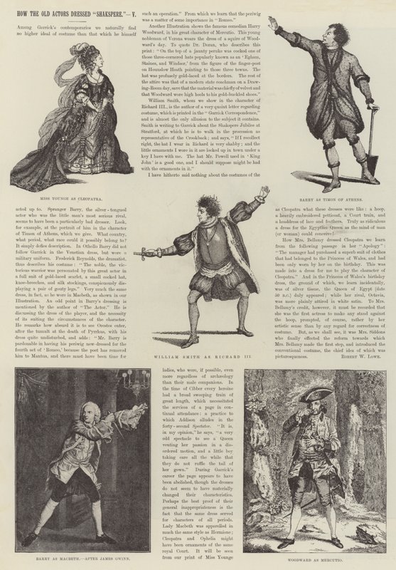 Come i vecchi attori vestivano Shakespeare da James Godwin