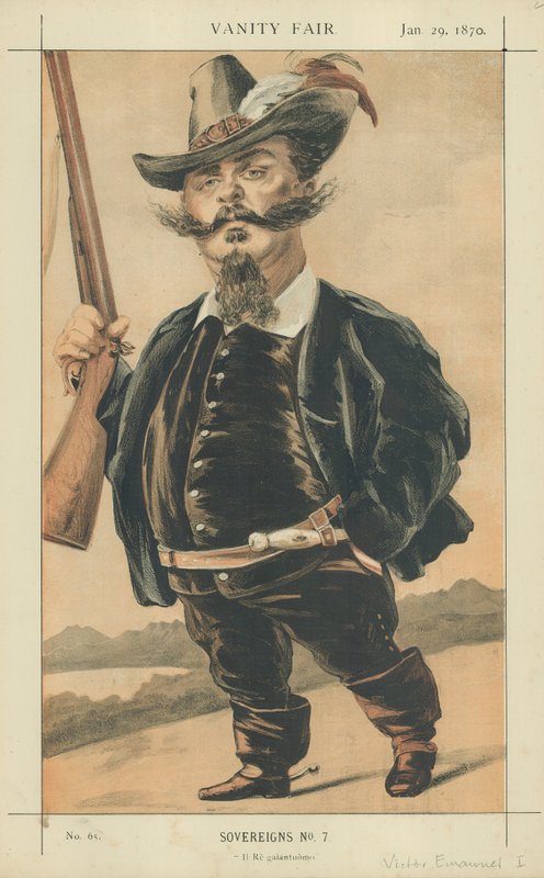 Vittorio Emanuele I da James Jacques Joseph Tissot