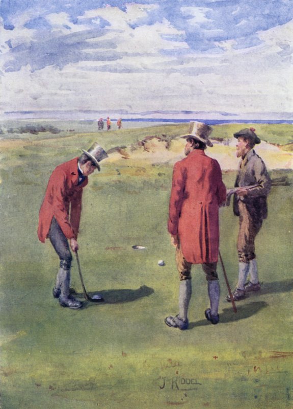 Golfisti su Leith Links da James Riddel