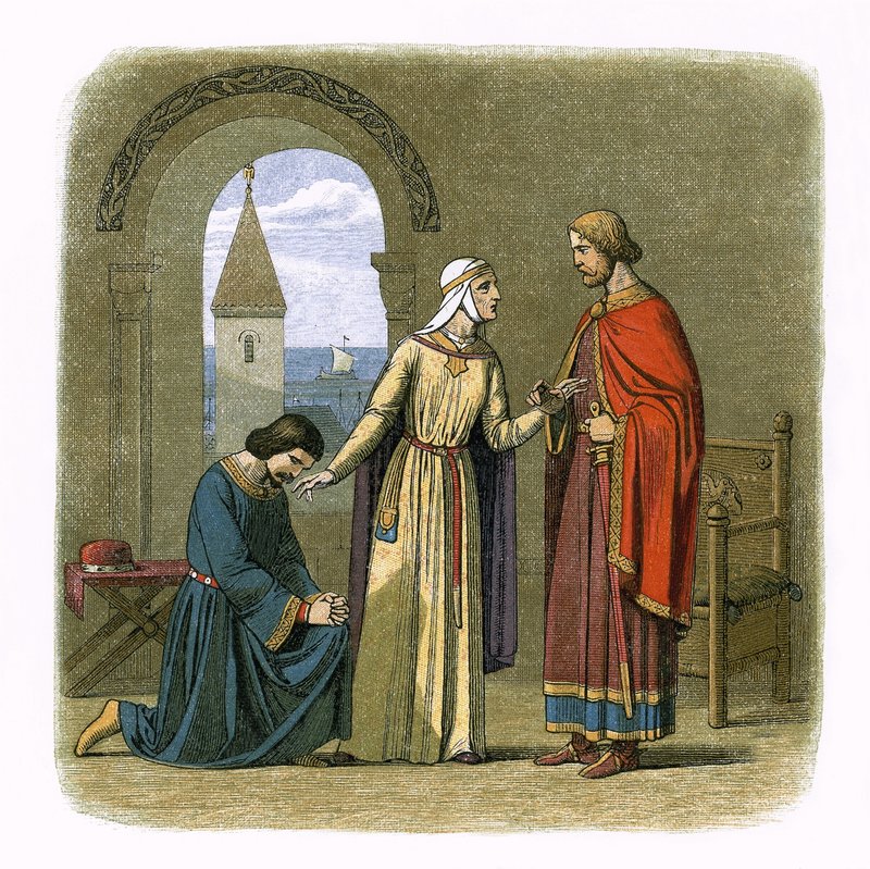Riccardo perdona suo fratello Giovanni da James William Edmund Doyle