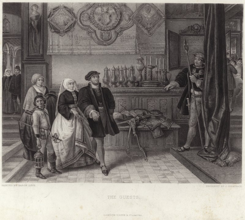 Gli Ospiti da Jan August Hendrik Leys