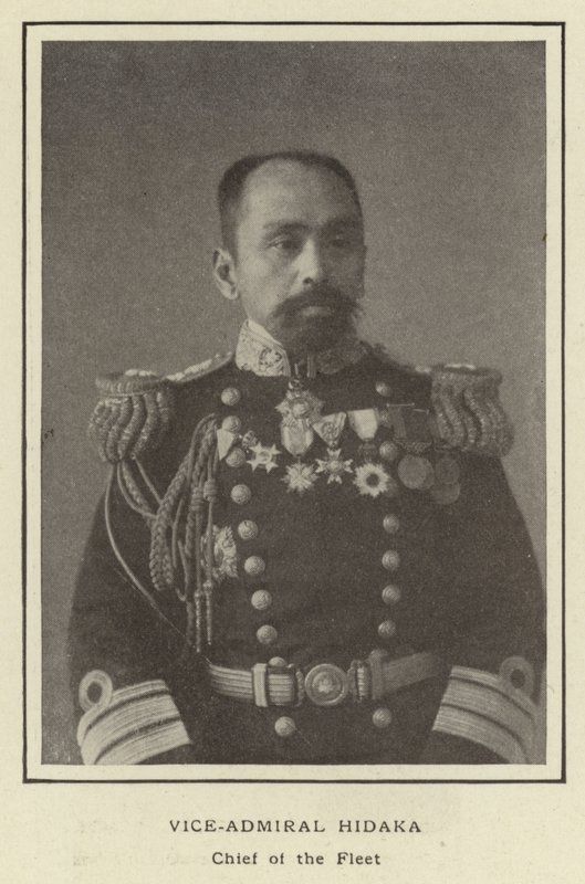 Viceammiraglio Hidaka, Capo della Flotta da Japanese Photographer