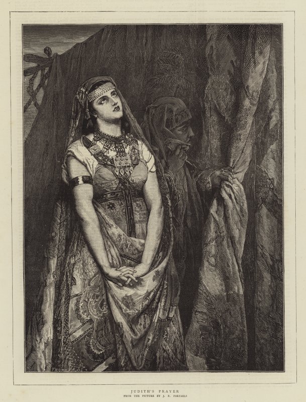La preghiera di Giuditta da Jean Francois Portaels