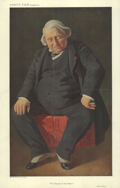 Signor Joseph Ernest Renan da Jean Baptiste Guth