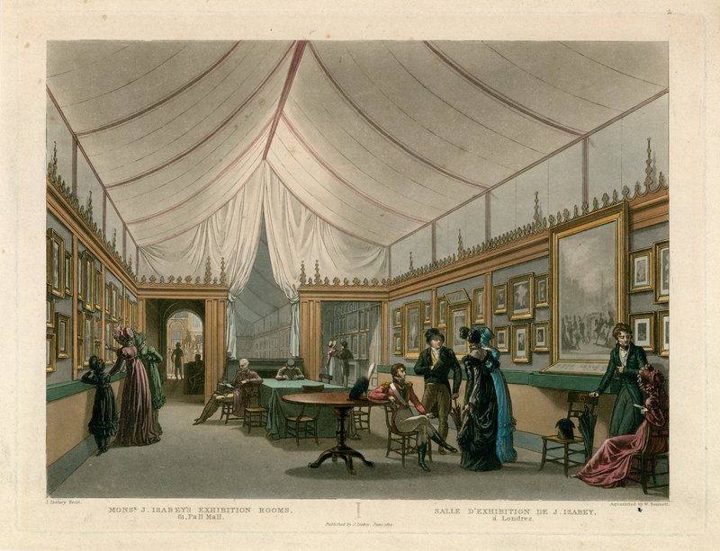 Sala espositiva di Monsieur J Isabey da Jean Baptiste Isabey