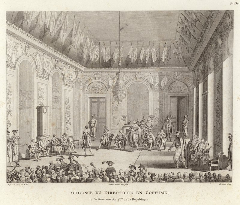 Udito del Direttorio in costume da Jean Duplessi Bertaux