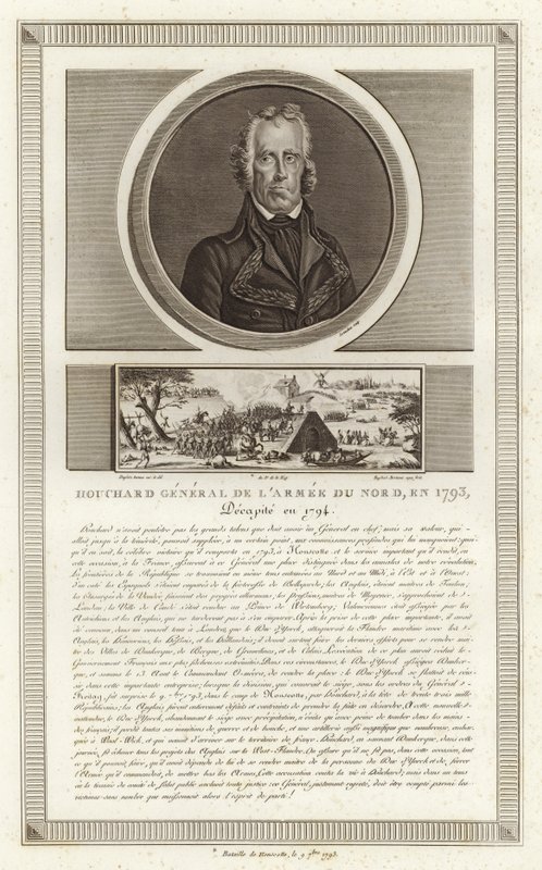 Ritratto di Jean Nicolas Houchard da Jean Duplessi Bertaux