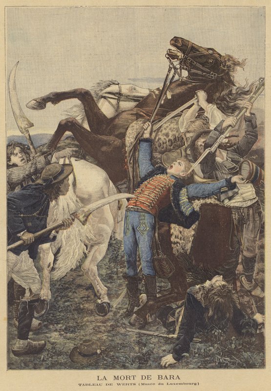 La morte di Bara da Jean Joseph Weerts