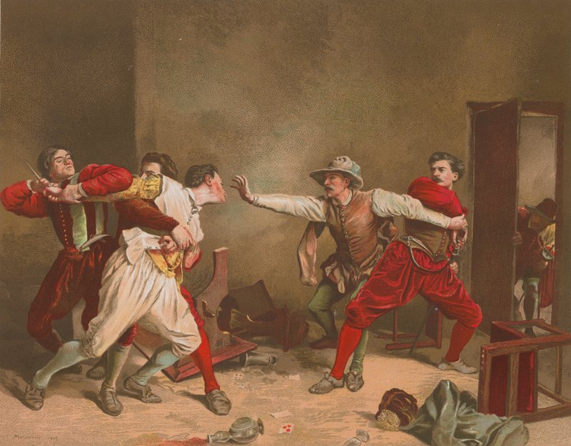 La Rissa da Jean Louis Ernest Meissonier