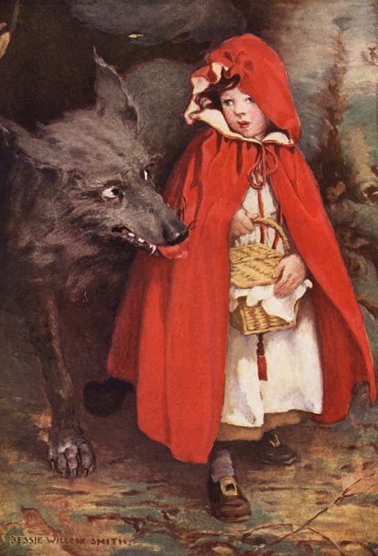 Cappuccetto Rosso da Jessie Willcox Smith