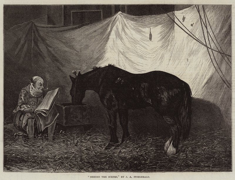 Dietro le quinte da John Anster Fitzgerald