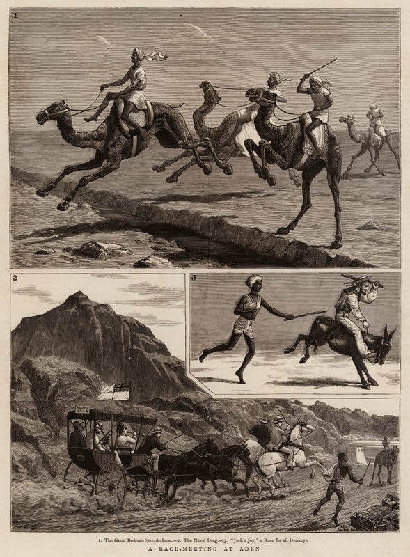 Una corsa ad Aden da John Charles Dollman