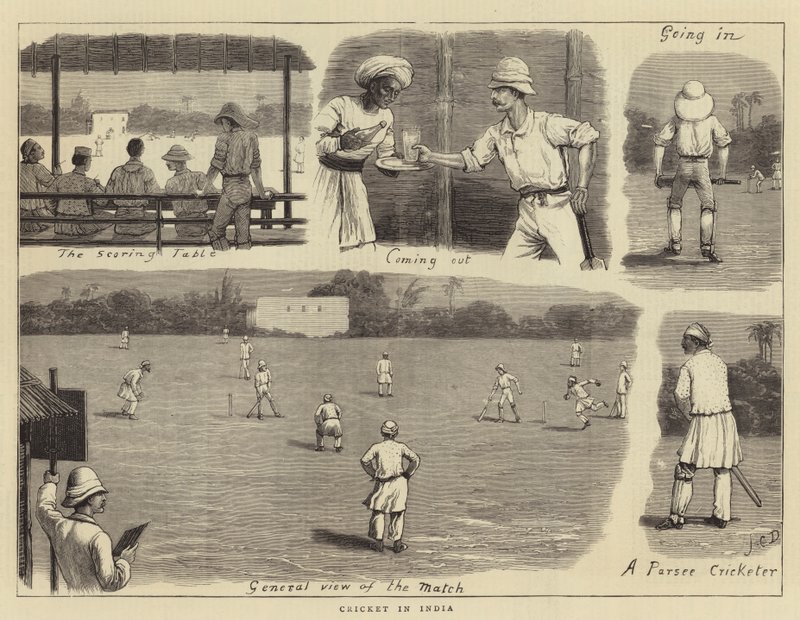 Cricket in India da John Charles Dollman
