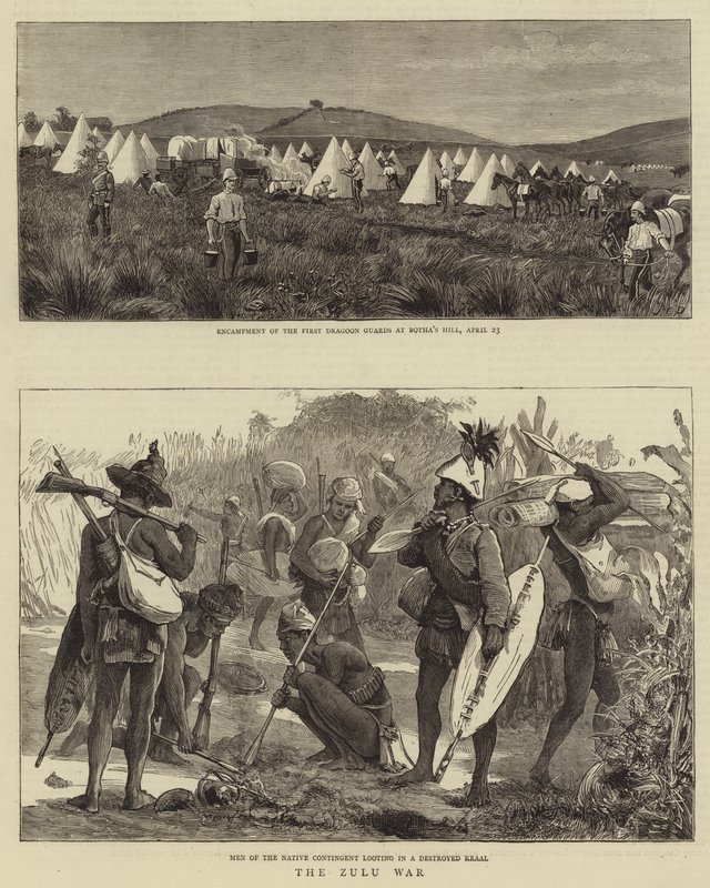 La Guerra Zulu da John Charles Dollman