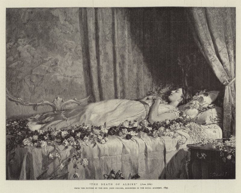 La morte di Albine da John Collier