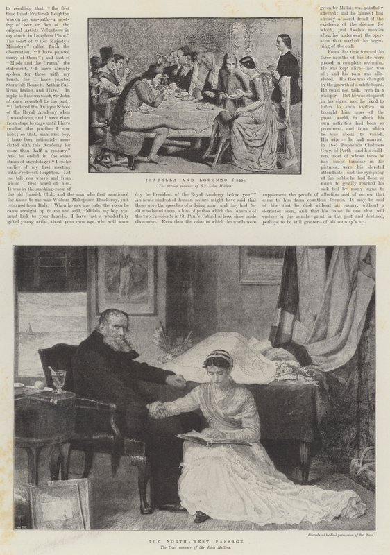 Il Defunto Sir John Everett Millais da John Everett Millais