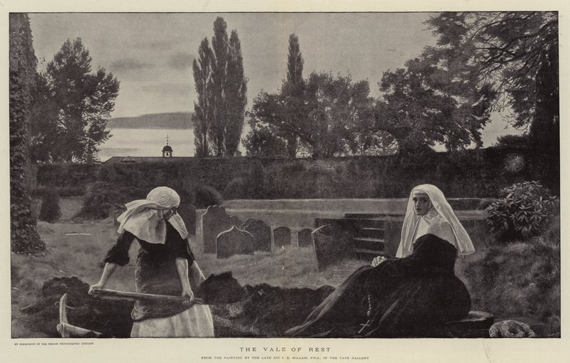 La valle del riposo da John Everett Millais