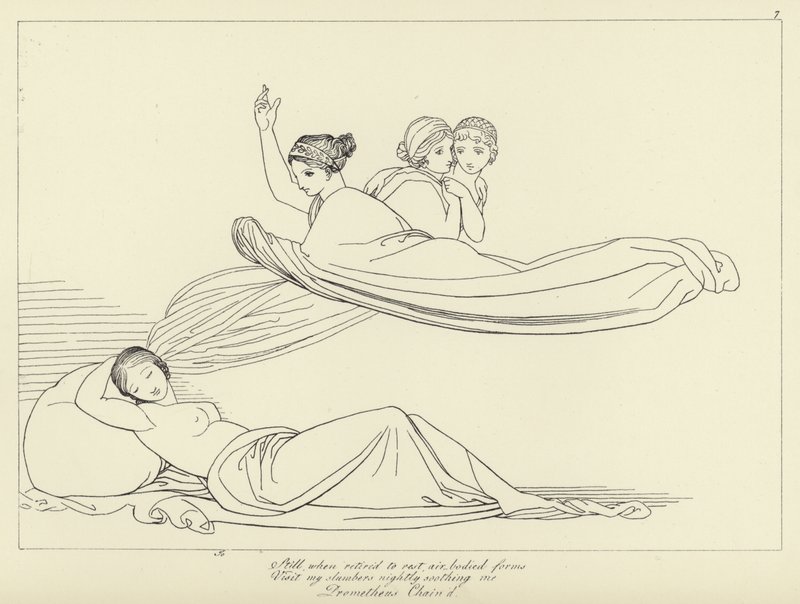 Prometeo incatenato da John Flaxman