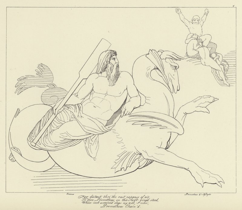 Prometeo Incatenato da John Flaxman