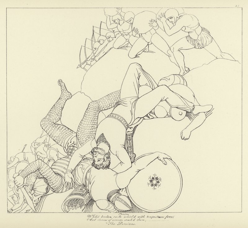 I Persiani da John Flaxman